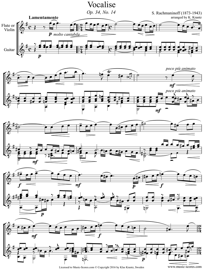 Rachmaninoff vocalise viola pdf